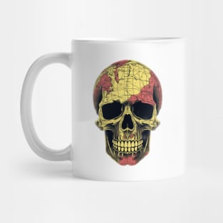 Skull with map Mug